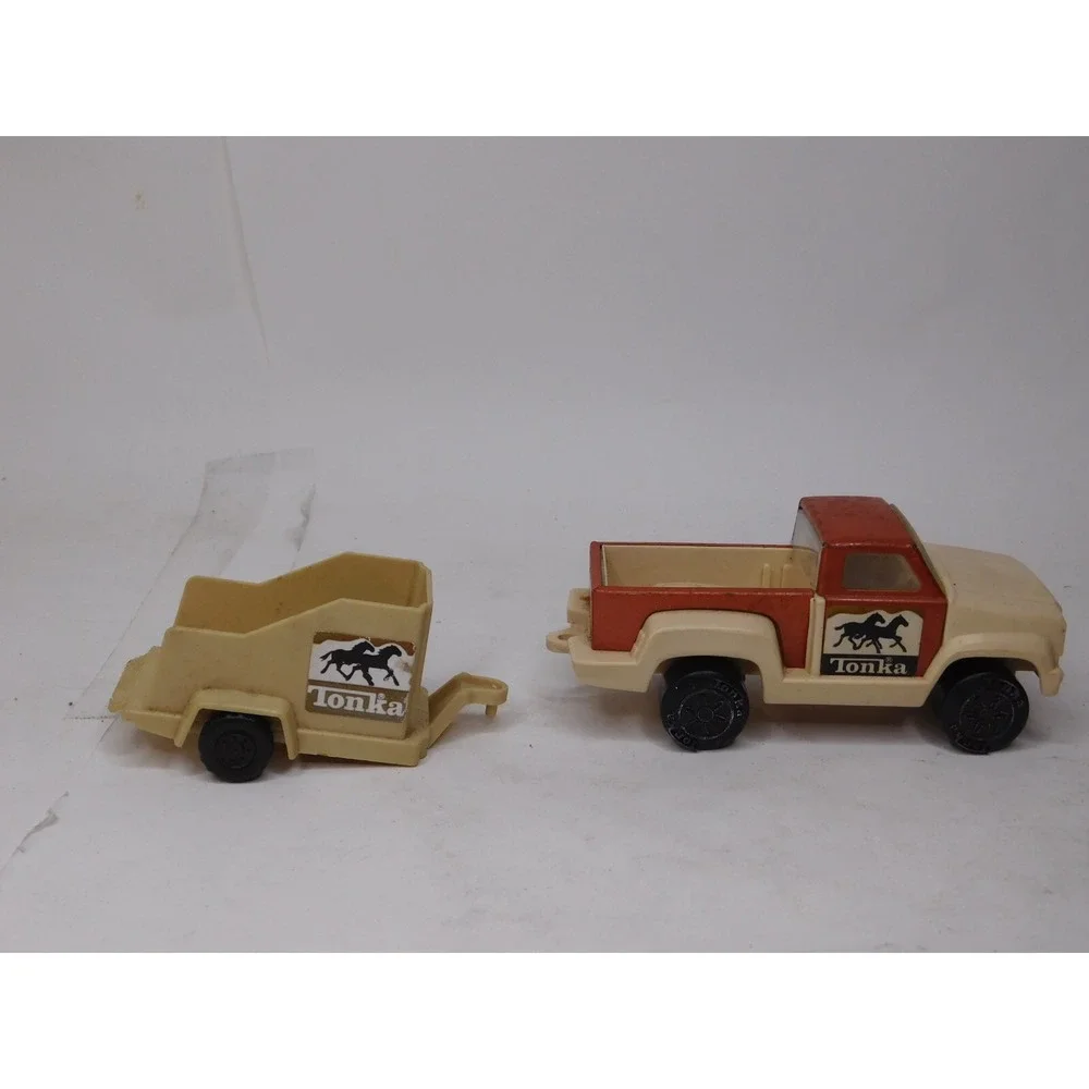 Tonka Western Pickup with Horse Van Trailer #806479 Vintage 1979 Lot No. 921